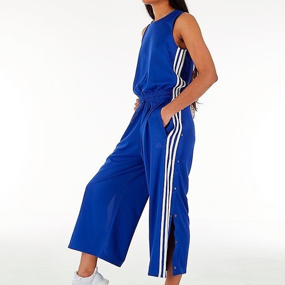 adidas cropped leg snap romper